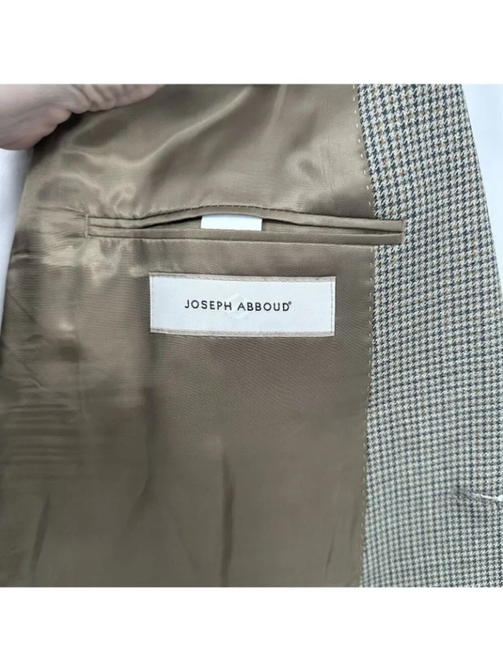 JOSEPH ABBOUD jacket blazer sport coat 44L silk wool business casual office